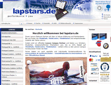 Tablet Screenshot of lapstars.de